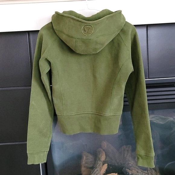 Lululemon Scuba Hoodie Olive Green Size 4 - Picture 2 of 11